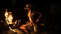 3d arthur_morgan male male_only micah_bell penis penis_out red_dead_redemption_(series) red_dead_redemption_2 sex yaoi