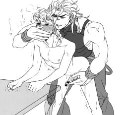 2boys anal dio_brando father_and_son father_penetrating_son gay giorno_giovanna incest joestar_birthmark jojo's_bizarre_adventure male male/male male_only male_penetrated male_penetrating male_penetrating_male penetration penis reach_around stardust_crusaders vento_aureo yaoi