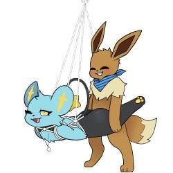1:1 animated bondage bound cross dominant dominant_male duo eevee felid feline female feral from_behind_position generation_1_pokemon generation_4_pokemon hi_res jewelry male male/female mammal necklace nintendo penetration pokemon pokemon_(species) sex shinx submissive submissive_female tad_(thataveragedude) vaginal_penetration yorkie_(artist)