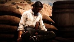 3d javier_escuella male male_only mexican_male penis penis_out red_dead_redemption_(series) red_dead_redemption_2 yaoi