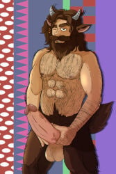 balls beard bearded big_balls big_cock big_penis buff buff_male circumcised cocky cocky_smile facial_hair faun fur furry_legs george_(character) goat_ears goat_horns goat_legs grabbing_penis hairy hairy_balls hairy_body hairy_chest hairy_male horns human_penis long_hair long_hair_male male male_only manly massive_penis masturbation muscular muscular_male mythological_creature pinup proud proud_of_his_cock satyr solo solo_male teasing teasing_viewer touching_self veiny_penis winking winking_at_viewer