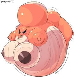about_to_burst about_to_pop close_to_bursting dragon dragon_humanoid female finished horns huge_ass huge_belly huge_breasts imminent_bursting imminent_popping inflation kobold orange_scales sunken_limbs tail xeddo
