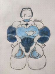 1girl big_ass cesus_(the_battle_bricks) roblox roblox_game robloxian suggestive the_battle_bricks tumore