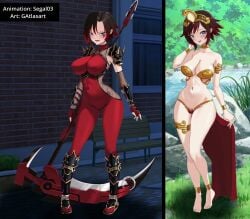 animated animation gatlas ruby_rose segal03 tagme video