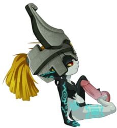 1boy 1girls alpha_channel buttercup_saiyan feet footjob imp imp_midna lowres midna monster_girl nintendo nude nude_female partial_male penis pointy_ears straight_hair the_legend_of_zelda transparent_background twilight_princess