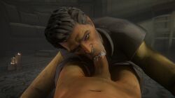 big_penis blowjob commission crying cum david_garcia deepthroat gay javier_garcia male male_only the_walking_dead the_walking_dead_game tyzo1 yaoi