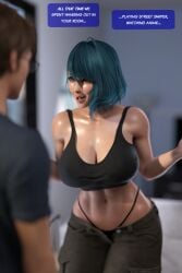 1boy 1boy1girl 1girls 3d big_ass big_breasts big_thighs blue_hair breasts bubble_ass bubble_butt busty casey_(definemacro) couple curvaceous curvy curvy_figure definemacro female hips huge_ass huge_breasts huge_thighs large_ass large_breasts large_thighs light-skinned_female light_skin male male/female mature mature_female original original_character original_characters round_ass slim_waist story thick thick_hips thick_legs thick_thighs thighs tomboy voluptuous waist wide_hips wide_thighs