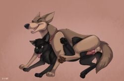 101_dalmatians 4_toes animal_genitalia animal_vulva anus balls black_body black_fur black_nose black_pawpads brown_body brown_eyes brown_fur butt canid canine canine_genitalia canine_vulva canis canon_x_oc collar colored digital_drawing_(artwork) digital_media_(artwork) disney domestic_dog duo eyebrows eyes_closed feet female female_feral female_penetrated feral feral_on_feral feral_penetrated feral_penetrating feral_penetrating_feral from_behind_position fur genitals happy happy_sex knot knotted_penis looking_pleasured lying male male/female male_feral male_penetrating male_penetrating_female mammal multicolored_body o-ruff open_mouth open_smile pawpads paws penetration penile penile_penetration penis penis_in_vagina pink_genitals pink_penis pink_tongue pivoted_ears quadruped raised_leg red_genitals sex shaded simple_background smile tan_body teeth thunderbolt_(101_dalmatians) toes tongue tongue_out vaginal vaginal_penetration vulva