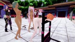 16:9 3d 6girls ass barefoot bondage breasts camilla_(fire_emblem) clothed_female_nude_female completely_nude female female_only fire_emblem fire_emblem:_three_houses fire_emblem_fates fire_emblem_heroes green_hair hilda_valentine_goneril humiliation koikatsu kronya_(fire_emblem) laegjarn_(fire_emblem) laevatein_(fire_emblem) long_hair multiple_females multiple_girls navel nintendo nipples nude nude_female orange_hair pink_hair purple_hair pussy red_hair revenge severa_(fire_emblem) short_hair twintails yumi_(artist)