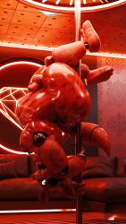 1_eye 2026 3d_(artwork) 9:16 animatronic anthro areola balls belly big_moobs blender_(artwork) canid canine cheek_tuft dancing digital_media_(artwork) erection eye_patch eyewear facial_tuft feet five_nights_at_freddy's fox foxy_(fnaf) full-length_portrait furniture genitals gold_(metal) gold_tooth hi_res hook hook_hand humanoid_genitalia humanoid_penis inside machine male mammal moobs multicolored_body neon_lights nightclub nipples nude open_mouth overweight overweight_anthro overweight_male penis pointy_ears pole pole_between_legs pole_dancing pole_grab portrait pose red_areola red_nipples robot scottgames side_view sofa solo solo_focus tail teeth thick_thighs tongue tuft two_tone_body upside_down water_droplets wet wet_body wynter_faver yellow_eyes