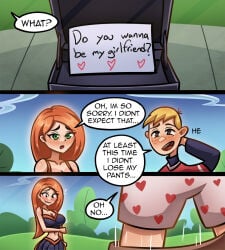 1boy 1boy1girl 1girls aleksey_gutierrez big_ass big_breasts breasts canon_couple cheerleader cheerleader_uniform couple curvaceous curvy curvy_figure digital_media_(artwork) disney female hips hourglass_figure huge_ass huge_breasts kim_possible kimberly_ann_possible large_ass large_breasts legs light-skinned_female light-skinned_male light_skin male/female ron_stoppable slim_waist story straight thick thick_hips thick_legs thick_thighs thighs voluptuous waist wholesome wide_hips