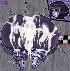 1girls alternate_version_available ass ass_focus asshole asshole_focus black_body bubble_ass bubble_butt butt butt_focus cum cum_alt cum_drip cum_dripping_from_ass cum_in_ass cum_inside dat_ass female female_only five_nights_at_freddy's huge_ass huge_asshole marionette_(fnaf) massive_ass phantomboy900 puppet_(fnaf) puppet_(thepuppetlover) stuck stuck_in_object stuck_in_wall tagme thepuppetlover thick_thighs thighs