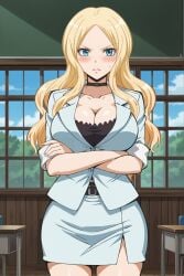 1girls ai_generated aindroidparanoid ass big_ass big_breasts big_butt blonde_hair breasts busty butt curvy cute fat_ass female female_only hair hi_res hips huge_breasts human irina_jelavic large_ass large_breasts legs narrow_waist nipples slim_waist solo tagme teacher thick_ass thick_thighs voluptuous waist wide_hips