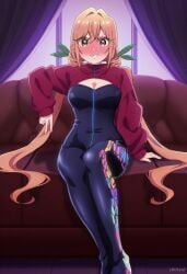 100_kanojo 1girl 1girls ai_generated anime breasts curvy curvy_female curvy_figure eyes female fit hair inda_karane kimi_no_koto_ga_dai_dai_dai_dai_daisuki_na_100-nin_no_kanojo nsfw stickyai tits voluptuous