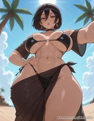 1girl 1girls ai_assisted ai_generated anime anime_style attack_on_titan big_ass big_breasts bimbo bimbo_lips boobs breasts clitoris curvaceous curvaceous_body curvaceous_female curvaceous_figure female female_focus fit_female girl girly hentai hourglass_figure huge_ass huge_breasts mikasa_ackerman patreon puffy_lips pussy restielle sexy shingeki_no_kyojin shiny uncensored vagina voluptuous voluptuous_female waifu waifu_diffusion woman