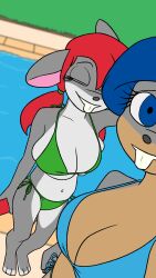 animated bouncing_breasts creatiffy huge_breasts nicky_(thea_sisters) paulina_(thea_sisters)