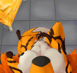 4_toes 5_fingers anthro areola belly black_nipples black_nose black_pawpads black_vulva bodily_fluids breasts canid canine digital_media_(artwork) feet female female_only female_pov fingering fingering_self fingers first_person_view floor fox fur genital_fluids genitals hair hand_pawpads hi_res mammal masturbation nails narezka naria_(narezka) navel nipples nude orange_body orange_fur pawpads red_hair snout solo spacecraft standing standing_masturbation tail tattoo tile tile_floor toes vaginal vaginal_fingering vaginal_fluids vaginal_masturbation vehicle vulva white_body white_fur