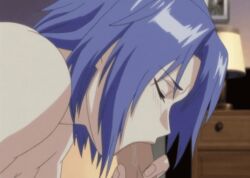 1boy 2girls animated aniyome_wa_ijippari bare_shoulders blowjob blue_hair blush blushing cleavage fellatio female female_focus hentai hentai_series holding_penis horny horny_female horny_females katsuragi_mai katsuragi_tsutomu long_hair lover-in-law male male/female milf no_bra oral oral_sex red_hair saliva saliva_drip saliva_on_penis saliva_trail screencap short_hair straight straight_hair straight_sex sucking sucking_penis tagme takama_kozue topless topless_female
