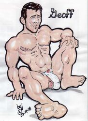 2008 cmanart_(calvin) dated gay male male_only tagme traditional_media yaoi