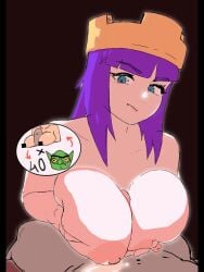 archer_queen_(clash_of_clans) breasts clash_of_clans milk mommy titjob ylidan