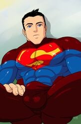 1boy bulge conner_kent dc dc_comics kon-el male male_only miotoko skin_tight superboy superman_(series) yaoi