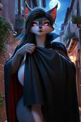 1woman 3d ai_generated animated bat bat_girl big_ass big_breasts black_fur black_hair colossal_breasts cum cute female furry night ravenomega red_eyes sexy sexy_body sexy_female sexy_pose solo_female tagme vampire vampire_girl video voluptuous voluptuous_body voluptuous_female white_fur