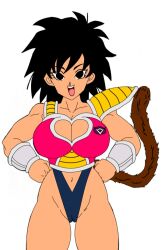 alternate_costume armor ass at big big_breasts big_thighs blue breasts dragon_ball dragon_ball_super dragon_ball_z eyes female gine ginyu_force_battle_armor hair hoeda7xxx monkey_tail namek neckline saiyan saiyan_female saiyan_girl saiyan_tail sexy sexy_body sexy_female sexy_pose smile smiling solo viewer voluptuous voluptuous_female