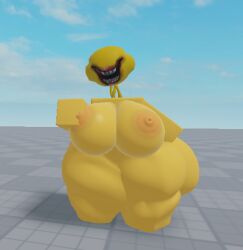 3d areolae ass big_ass big_breasts breasts female female_only monster nipples nude roblox roblox_avatar roblox_studio robloxian self_upload tagme thick_thighs thighs