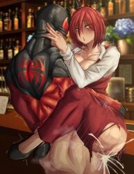 ryosuart male female dominant_male submissive_female public public_sex clothes clothed clothing clothed_sex superhero breasts boobs tits big_breasts big_boobs big_tits pants_down ass butt thick_ass fat_ass big_ass thick_butt fat_butt big_butt implied_penetration penis_in_pussy vaginal vaginal_penetration vaginal_sex thighs thick_thighs thick_hips hips wide_hips curvaceous curvaceous_body curvaceous_female curvaceous_figure curvaceous_hips curvy curvy_body curvy_female curvy_figure blush blushing cleavage bar_counter bar crossed_legs legs_wrapped_around_partner leglock fucked_silly fucked_senseless annabelle_adams scarlet_spider kaine_parker spider-man_(series) marvel marvel_comics red red_hair redhead redhead_female redheaded_female cum cum_inside cum_in_pussy cumming cumming_while_penetrating creampie
