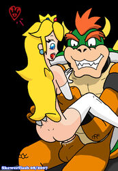 2007 bowser green_shell koopa mario_(series) nintendo princess_peach sex shell skewerflash spiky_shell super_princess_peach