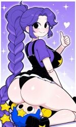 1girls 2026 2026s 2d 2d_(artwork) 2d_artwork ai ai-created ai_assisted ai_generated alternate_ass_size alternate_body_type alternate_breast_size animate_inanimate ass back back_view backboob big_ass big_breasts big_butt big_thighs black_dress black_eyes blush blushing blushing_female braid braided_hair braided_ponytail braids butt_focus curvy curvy_female curvy_figure digital_art digital_drawing digital_drawing_(artwork) digital_media digital_media_(artwork) digital_painting digital_painting_(artwork) doll doll_girl doll_joints endofromnights2 eyelashes female female_focus full_body fully_clothed fully_clothed_female hair humanoid humanoid_female inanimate_animate large_ass large_butt large_thighs lily_lovebraids living_toy long_hair long_purple_hair looking_back mascot_horror mob_entertainment mob_games noseless not_furry overall_dress overall_skirt overalls panties ponytail ponytail_(hair) ponytail_female poppy_playtime poppy_playtime_(chapter_5) purple_hair purple_shirt sideboob skirt skirt_lift skirt_pull smile smiling star star_(symbol) suspenders thick thick_ass thick_butt thick_hips thick_legs thick_thighs video_games wide_hips sitting sitting_on_person sitting_on_another sitting_on_face sitting_down facesitting blush_lines ass_focus thumbs_up black_panties boots short_skirt wedgie