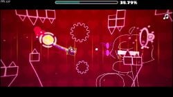 0n0a_(koracaesh) anal_sex anonymous_male b00ty_girl_(koracaesh) big_ass big_breasts big_butt big_penis cum double_penetration english_text gameplay geometry_dash koracaesh laying_on_stomach long_hair longer_than_30_seconds longer_than_one_minute music original_character sleeves_only sound tagme thighhighs tied_up vaginal_penetration video