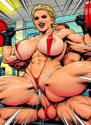 1boy 1boy1girl 1girls abs ai ai_generated ai_slop anal anal_penetration anal_sex anus areola aroused ass barbell black_leather blond_hair blonde blue_eyes breasts brown_hair brunet cock_ring ejaculation enercell erection exercise exposed_anus exposed_vagina eyeshadow faceless_male female female/male female_ejaculation female_on_male female_on_top gloves grey_eyeshadow gym happy hetero hetero_sex heterosexual indoors large_thighs leather leather_bikini leather_gloves light-skinned_female light-skinned_male lipstick looking_at_viewer male male_on_bottom massive_breasts muscular muscular_female muscular_male navel nipple oc open_mouth orgasm original_character pec penis pussy_juice red_leather red_lipstick reverse_cowgirl_position sex sex_from_behind short_hair sitting sitting_on_lap sling_bikini slingshot_bikini slingshot_swimsuit smile spread_legs squirting squirting_while_penetrated straight straight_hair straight_sex swimsuit_aside tanline teeth_showing testicles thighs vagina voluptuous voluptuous_female weightlifting white_female workout