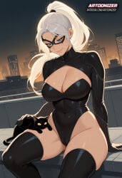 1girls big_breasts black_cat_(marvel) breasts cat_girl catgirl felicia felicia_hardy marvel marvel_comics spider-man_(series) white_hair bodysuit large_breasts long_hair mask smile ai_generated artoonizer ass big_ass blonde_female blonde_hair blue_eyes female female_only gloves latex_clothing latex_gloves latex_thighhighs light-skinned_female light_skin narrow_waist navel patreon patreon_username posing shiny_skin solo solo_female solo_focus stomach thick_thighs thigh_highs thighhighs wide_hips leotard outdoors plunging_neckline masked_female domino_mask black_gloves black_thighhighs black_leotard eye_mask boob_window tight_clothes tight_clothing cameltoe ponytail sitting pussy cat kitty