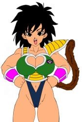 alternate_costume armor ass at big big_breasts big_thighs blue breasts dragon_ball dragon_ball_super dragon_ball_z eyes female gine ginyu_force_battle_armor hair hoeda7xxx monkey_tail namek neckline saiyan saiyan_female saiyan_girl saiyan_tail sexy sexy_body sexy_female sexy_pose smile smiling solo viewer voluptuous voluptuous_female