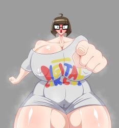 1girl 1girls 2026 2d 2d_(artwork) 2d_artwork ahoge alternate_ass_size alternate_body_type ass ass_bigger_than_head big_ass big_butt big_thighs blush blush_lines blushing brown_hair brunette brunette-haired_female brunette_female brunette_hair butt butt_bigger_than_head clothed clothing digital_art digital_drawing digital_drawing_(artwork) digital_media digital_media_(artwork) digital_painting_(artwork) ethicalgooner2007_(kryptraider) glasses huge_ass huge_butt large_ass large_butt large_thighs meme meme_attire meme_clothing open_mouth pale pale-skin pale-skinned_female pale_skin pale_skinned_female shirt shirt_only short_hair solo solo_female solo_focus square_glasses t-shirt tagme thick thick_ass thick_legs thick_thighs thighs white_shirt wide_hips wide_thighs attackheat hyper hyper_breasts hyper_ass hyper_butt small_head alternate_breast_size breasts big_breasts large_breasts huge_breasts pointing pointing_at_viewer lactation lactating lactation_without_expressing lactating_nipples lactation_through_clothes lactating_through_clothing lactation_without_stimulation breast_milk nipple_bulge nipple_outline milk hyper_proportions angry angry_face breasts_bigger_than_head hyper_thighs growth nerdy_female nerd nerdy