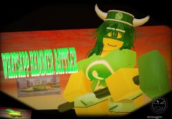 1girls 3d breasts cleavage clothed hammer_battler_(the_battle_bricks) reference_image roblox roblox_game robloxian rule_63 tagme tbbfanatic the_battle_bricks thighs tumore whatsapp