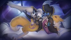 2018 69_position android anthro areola ass blush breasts conditional_dnp cunnilingus digimon domestic_cat duo felid feline felis female fur hair hi_res larger_female lying mammal nipples nude open_mouth oral pussy pussy_juice pussy_juice_in_mouth pussy_juice_string renamon scappo sex shortstack size_difference smaller_female smile tongue vaginal_penetration warning_(fluff-kevlar) yuri