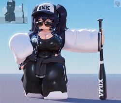 1girl ai_generated ecifircas reference_image roblox robloxian solo sunglasses white_eyes