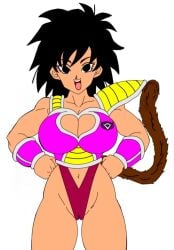 alternate_costume armor ass at big big_breasts big_thighs blue breasts dragon_ball dragon_ball_super dragon_ball_z eyes female gine ginyu_force_battle_armor hair hoeda7xxx monkey_tail namek neckline saiyan saiyan_female saiyan_girl saiyan_tail sexy sexy_body sexy_female sexy_pose smile smiling solo viewer voluptuous voluptuous_female