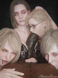 1boy 2026 3d 4girls 5some absurdly_large_cock age_difference alyssa_ashcroft alyssa_ashcroft_(kate_delic) ashley_graham ashley_graham_(ella_freya) assisted_fellatio bad_parenting balls biohazard blonde_female blonde_hair blowjob blue_eyes bob_cut cock_worship collaborative_fellatio dark-skinned_male dark_skin daughter erection fellatio female fivesome glasses grace_ashcroft grace_ashcroft_(julia_pratt) guided_fellatio harem head_grab head_push hetero huge_cock huge_penis impossible_fit interracial interracial_sex just_the_tip large_breasts licking licking_penis light-skinned_female light_skin looking_pleasured male male/female mature mature_female mature_woman meaty_dick milf mother mother_and_daughter mouth_open multiple_girls naughty_face nude nude_male obsidianrender oral oyakodon oyakodon_(sex) pale-skinned_female pale_skin penis penis_bigger_than_head resident_evil resident_evil_4 resident_evil_4_remake resident_evil_9:_requiem s scrotum sex sharing sharing_penis sherry_birkin sherry_birkin_(bridgette_haze) short_hair skin_contrast skin_tone_difference stepdaughter stepmother stepmother_and_stepdaughter straight straight_sex teamwork tongue tongue_out too_big veiny_penis