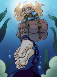 barefoot feet feet_fetish feet_focus foot_fetish foot_focus tagme underwater underwater_peril underwater_peril_aladdin