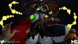 3d big_breasts female five_nights_at_freddy's freddy_fazbear's_pizzeria_simulator hotstuff robot_girl scrap_baby scrap_baby_(cosmic_trance) scrap_baby_(fnaf) tentacle thick_thighs twin_braids