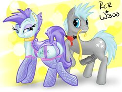 1boy 1girls ass blue_eyes blush cutie_mark duo earth_pony equine erection female feral friendship_is_magic hair horse horsecock male my_little_pony netting penis piercings pony pussy raised_tail rawrcharlierawr roxies_(mlp) simple_background straight twilight_sky w300