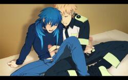 2boys dramatical_murder nitro+_chiral noiz_(dramatical_murder) seragaki_aoba torao_asada yaoi