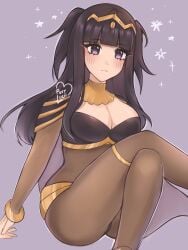 blunt_bangs bodystocking breasts female female_only fire_emblem fire_emblem_awakening nintendo purrlucii solo tharja_(fire_emblem)