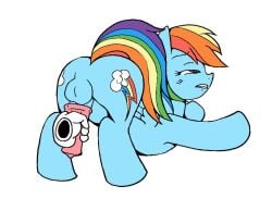 animal_genitalia animated artist_request balls ballsack cum_in_condom handjob horse masturbation my_little_pony penis presenting_penis rainbow_dash_(mlp) scrotum stroking_cock tagme throbbing_penis video