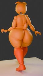 1girls 3d 3d_(artwork) 3d_model animatronic animatronic_female ass_focus big_breasts chicken fat_ass female five_nights_at_freddy's five_nights_at_freddy's_2 lordpyro9 robot scottgames tagme toy_chica_(fnaf) video