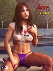 1girls 3d avengers big_ass big_breasts breasts bust busty curvaceous curvy female hailee_steinfeld hawkeye hawkeye_(kate_bishop) hawkeye_(series) hent hips hourglass_figure kate_bishop light-skinned_female light_skin marvel marvel_comics slim_waist