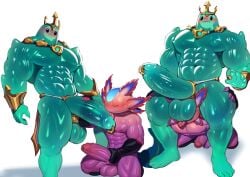 2024 2boys abs absurd_res accessory amphibian anthro axo_(fortnite) axolotl balls belly_button big_balls big_muscles big_penis blue_balls blue_body blue_cum blue_glans blue_nipples blue_penis blush bodily_fluids closed_eyes cock_ring cydonia_xia duo epic_games erection fortnite gay genital_piercing genitals glans glistening glistening_balls glistening_body glistening_genitalia glistening_glans glistening_penis goo_creature goo_humanoid hand_on_penis hi_res holding_penis huge_muscles humanoid humanoid_genitalia humanoid_penis jewelry licking licking_penis male male/male male_only marine mole_salamander muscular muscular_anthro muscular_humanoid muscular_male navel nipples oral orgasm pecs penile penis penis_accessory penis_jewelry penis_lick penis_piercing piercing poseidon_(fortnite) rippley salamander sex simple_background sweat tongue tongue_out unusual_bodily_fluids unusual_cum unusual_genital_fluids vein veiny_penis white_background yaoi